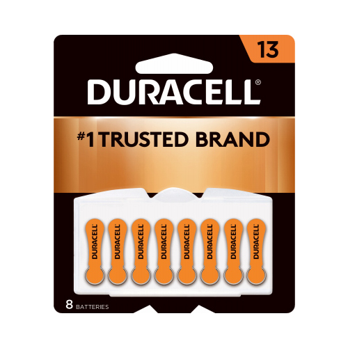 DURACELL DISTRIBUTING NC 00277 Hearing Aid Battery, #13  pack of 8