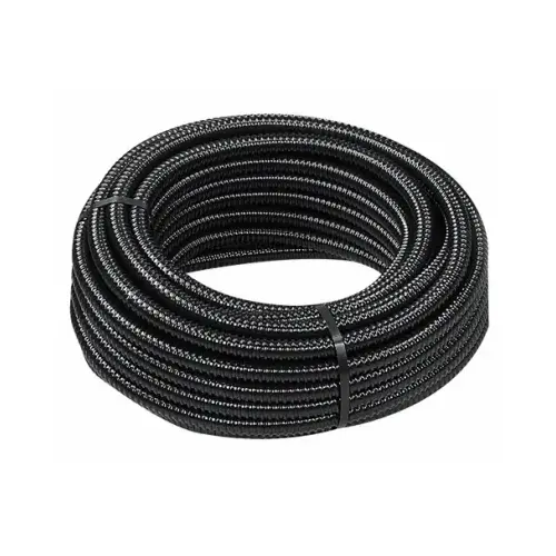 Reinforced Pond Tubing, Black, 1-1/2 In. x 20 Ft.