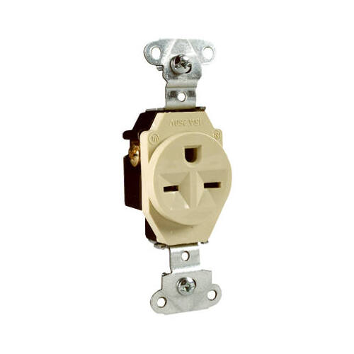 PASS & SEYMOUR 5651ICC8 15A Heavy-Duty Single Outlet