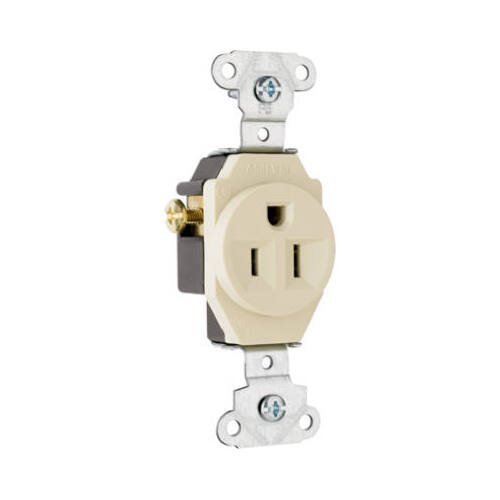 PASS & SEYMOUR 5251ICC8 15A Heavy-Duty Single Outlet