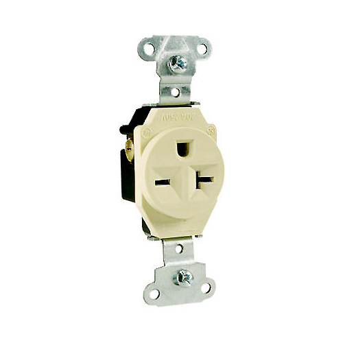 PASS & SEYMOUR 5851ICC8 20A Heavy-Duty Single Outlet