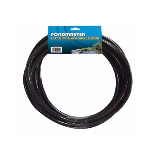 Standard Pond Tubing, Black, 1/2-In. x 20-Ft.