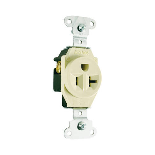 PASS & SEYMOUR 5351ICC8 20A Heavy-Duty Single Outlet