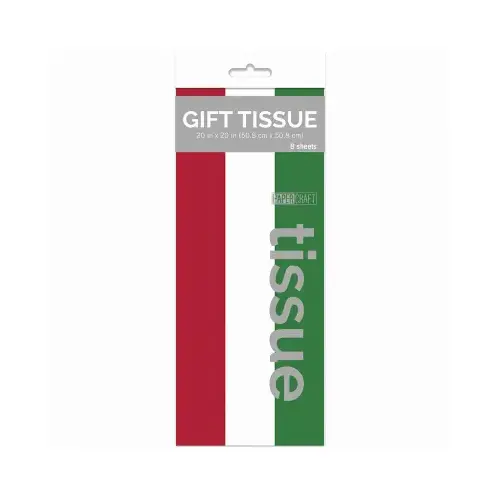 IG DESIGN GROUP AMERICAS INC IG105732 Candy Cane Tissue Wrapping Paper, 8-Ct.
