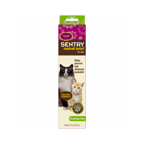 SERGEANT'S PET 111102 Hairball Relief for Cats, Malt Flavor, 4.4-oz.