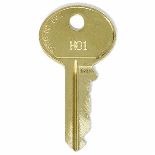 Kaba Ilco CO106-BR-50PK Hudson H20 / 1003M Key Blanks, Brass (pack/50)