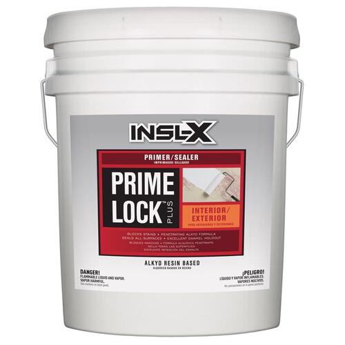 Insl-X PS8100099-05 Primer and Sealer Prime Lock White Flat Oil-Based Alkyd 5 gal White
