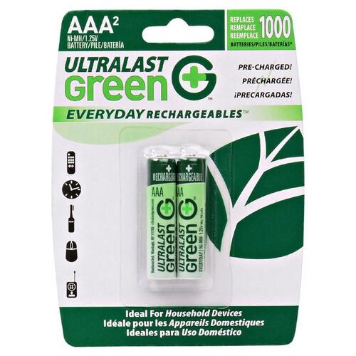 Ultralast ULGED2AAA Rechargeable Battery NiMH AAA 1.2 V 0.75 Ah
