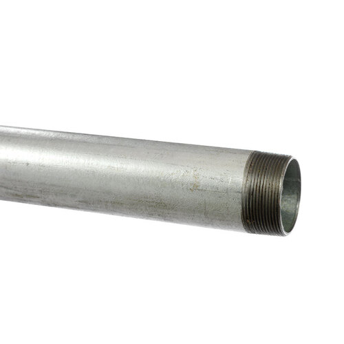 Surethread 0056121000 Pipe United & Steel 1-1/2" D X 21 ft. L Galvanized Steel Silver