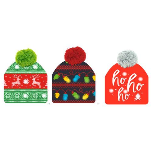 Lotsa Lights XLTHAT2 Beanies Holiday Assorted