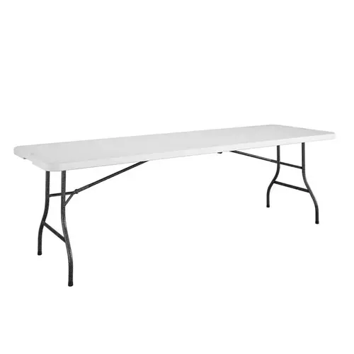 Folding Buffet Table Casual 30" W X 96" L Rectangular White