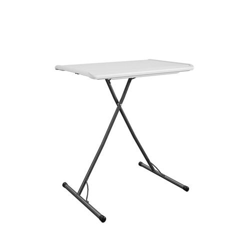 Cosco 37-133-WSP6 Adjustable Height Table 18.03" W X 31.26" L Rectangular White