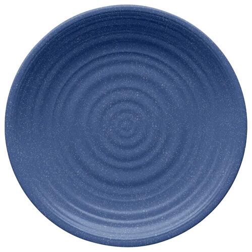 TarHong DN22909377 Dinner Plate Blue Bamboo Planta Artisan 10.5" D Blue