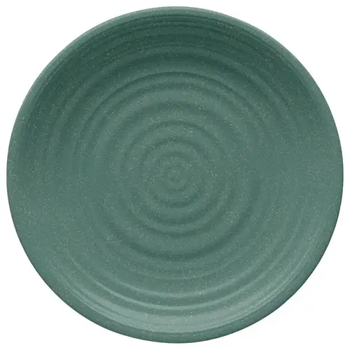 Salad Plate Teal Bamboo Planta Artisan 8.5" D Teal