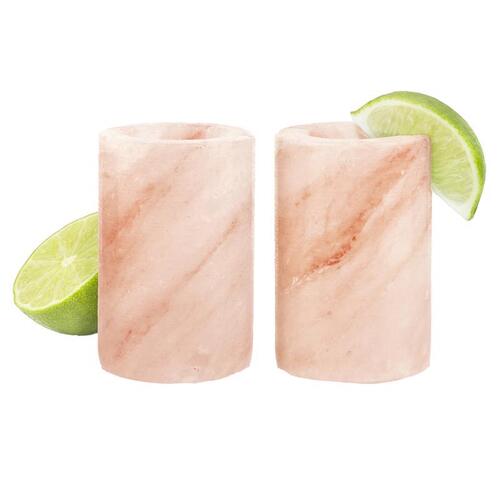 Shot Glass 1.5 oz Pink Himalayan Salt Pink