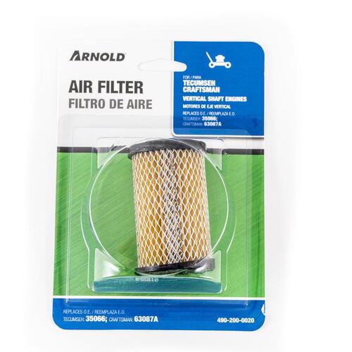 Small Engine Air Filter For Replaces O.E. 63087A Craftsman and 35066 Tecumseh