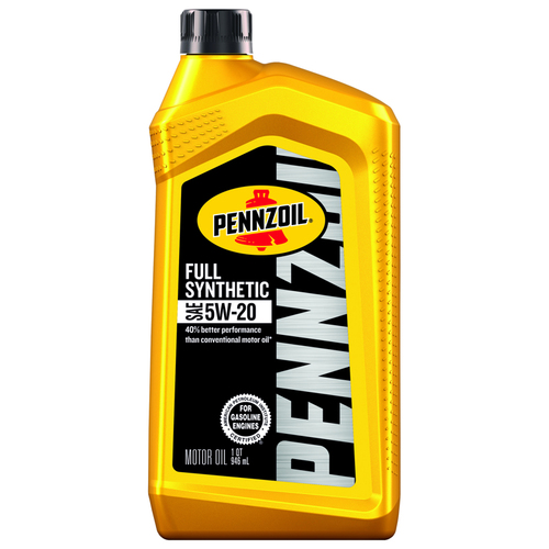 PENNZOIL 550058597 Motor Oil 5W-20 Gasoline Synthetic 1 qt