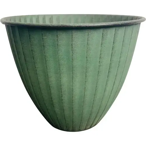 Robert Allen MPT02520 Planter Monroe 8" D Metal Sage Sage