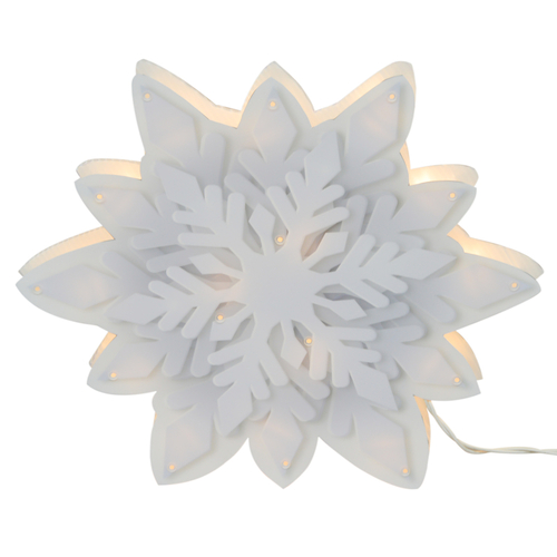 Product Works 46243_MP4 Indoor Christmas Decor Snowflake 15.74"