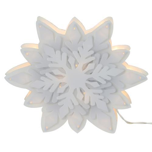 Indoor Christmas Decor Snowflake 15.74"