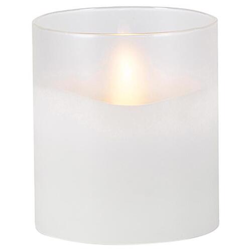 Everlasting Glow 45603 Candle White No Scent Scent Flameless Hand Poured White