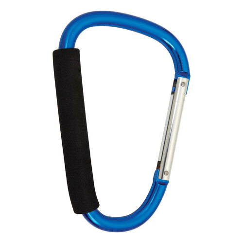 Carabiner Aluminum Blue D Blue