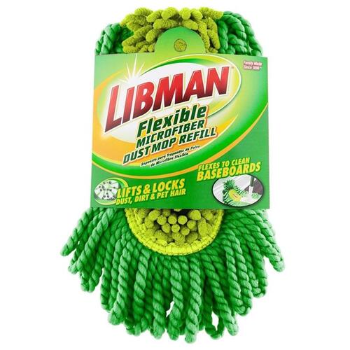 Libman 1557 Mop Refill Dust Microfiber Green