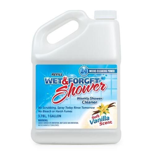 Wet & Forget 801128 Shower Cleaner Vanilla Scent 1 gal Liquid