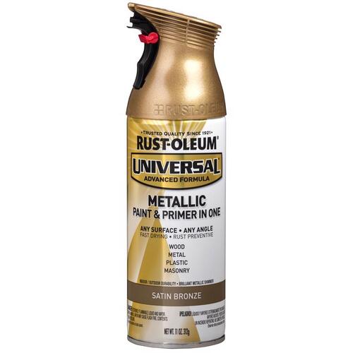 Metallic Spray Paint Universal Satin Bronze 11 oz Satin Bronze