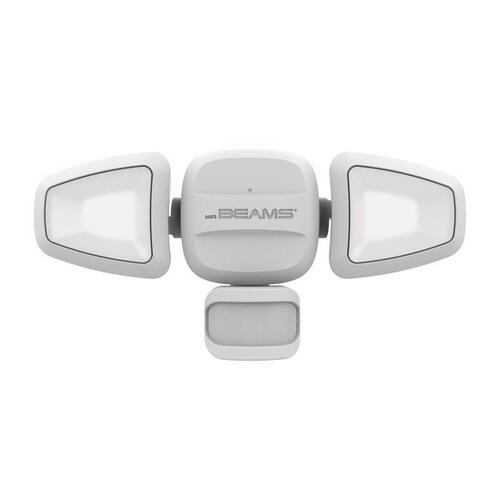 Mr. Beams MB3200-WHT Security Light Motion-Sensing Battery Powered LED White White