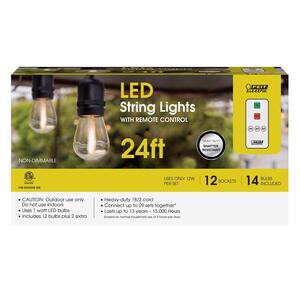 Feit electric led string deals lights 24 ft