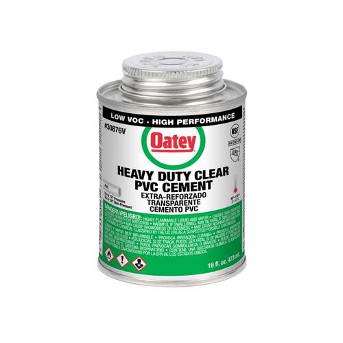 Cement Clear For PVC 16 oz Clear