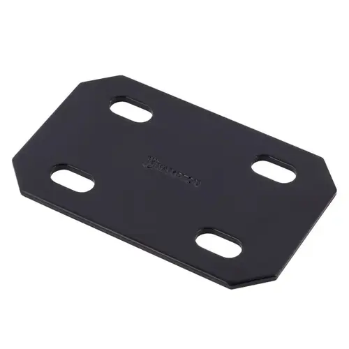 Mending Plate 1/8" H X 3" W X 4.75" L Black Steel Black