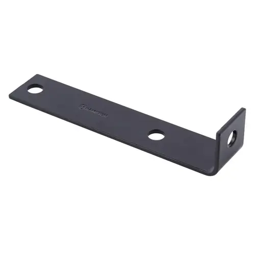 Hampton 02-3405-313 Corner Brace 1.5" H X 7.5" W X 1/8" D Black Steel Inside/Outside Black