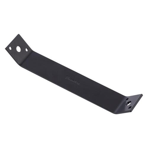 Strap Brace 9.3" H X 1.5" W X 1/8" D Black Steel Inside Black