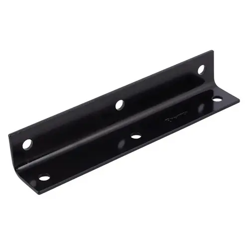 Corner Brace 1.6" H X 9" W X 1/8" D Black Steel Inside/Outside Black