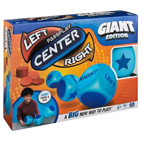 Left Center Right Game Giant Edition Multicolored 27 pc Multicolored - pack of 2