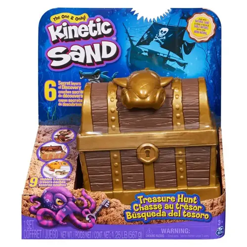 Kinetic Sand Treasure Hunt Natural Natural