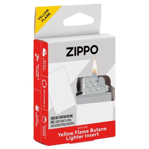 Zippo 65800 Yellow Flame Lighter Insert Silver Silver