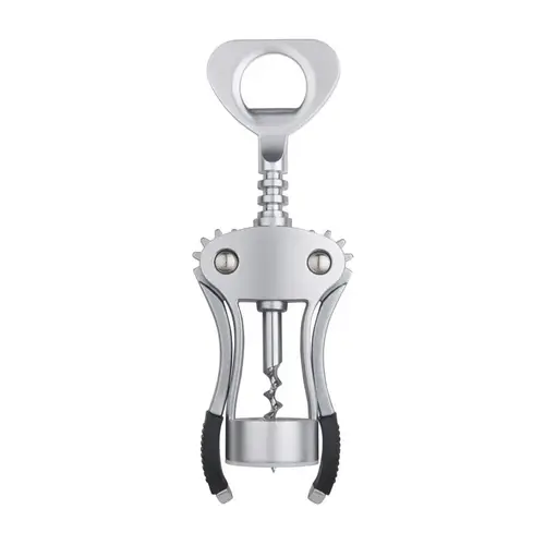 Corkscrew Black/Silver Zinc Alloy Black/Silver