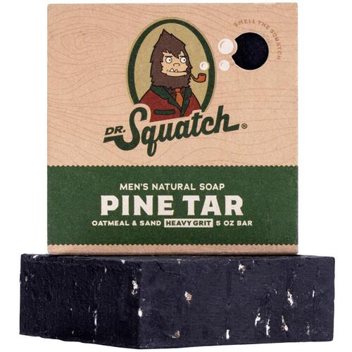 Dr. Squatch RTLBARPNT-6-6 Soap Bar Pine Tar Scent 5 oz