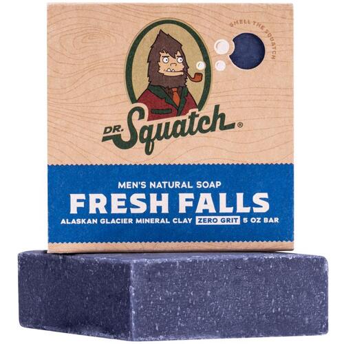 Dr. Squatch RTLBARFFL-6-6 Soap Bar Fresh Falls Scent 5 oz