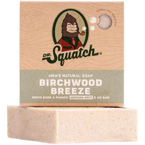 Dr. Squatch RTLBARBWB-6-6 Soap Bar Birchwood Breeze Scent 5 oz