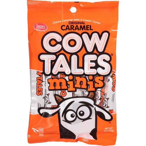 Caramels Cow Tales Caramel 4 oz - pack of 12