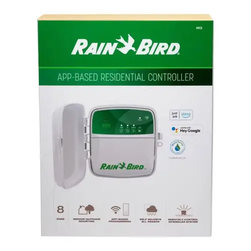 Residential Controller Programmable 8 Zone Gray