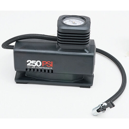 Inflator/Compressor 12 V 250 psi Black