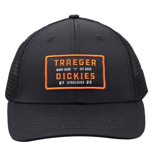 Dickies TRG202BKAL Trucker Hat Traeger Black One Size Fits Most Black