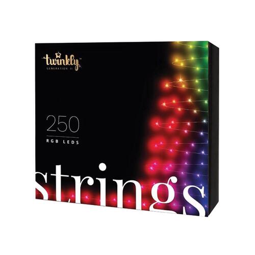 TWINKLE R250LTWP Christmas Lights LED Micro/5mm Multicolored 250 ct String 65.5 ft.