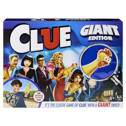 Spin Master 6062876 Board Game Clue Giant Edition Multicolored Multicolored