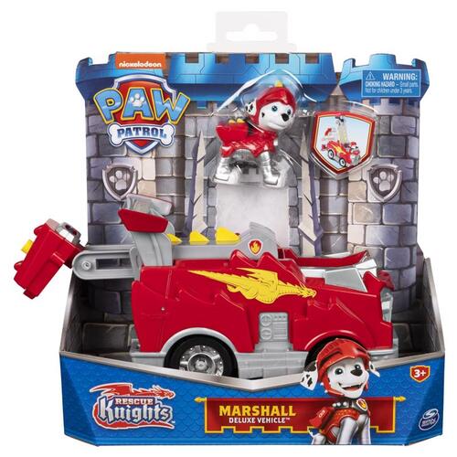 Transforming Toy Car Paw Patrol Marshall Multicolored Multicolored